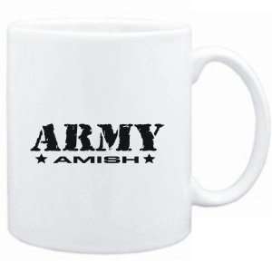  Mug White  ARMY Amish  Religions