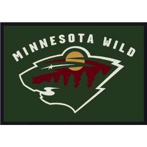  NHL Team Spirit Rug   Minnesota Wild
