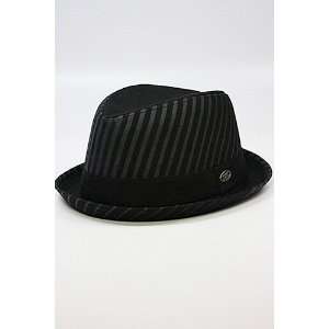    Darfman Pacific Twill Striped Fedora Hat