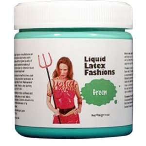  Ammonia Free Liquid Latex Body Paint   4oz Green Beauty