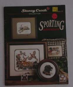Stoney Creek Sporting Adventure cross stitch book 103  