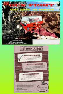 GUN FIGHT 1970l Sega Arcade Game Advertising Flyer  