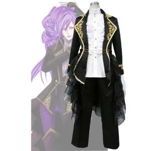  Vocaloid Classical Cosplay Costume Black Overcoat Toys 