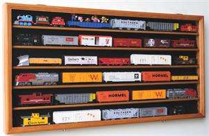 ho scale train display case cabinet rack holder wall mount auction is 