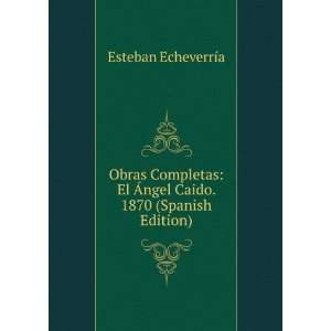   El Ãngel Caido. 1870 (Spanish Edition) Esteban EcheverrÃ­a Books