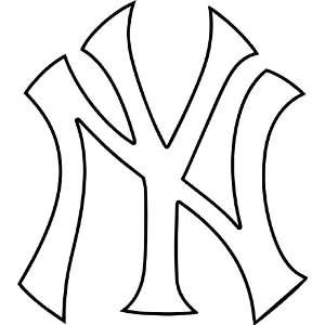  New York Yankees MLB Vinyl Decal Sticker / 12 x 10.7 