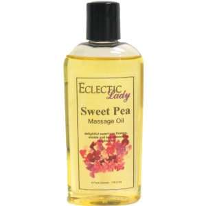  Sweet Pea Massage Oil, 4 oz: Beauty