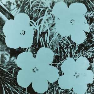  Flowers, c.1967 (Blue) Giclee Poster Print by Andy Warhol 