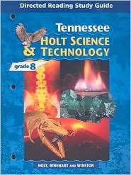 Tennessee Holt Science & Technology, Grade 8 Directed Reading Study 