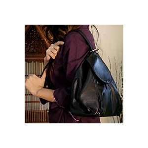  Leather backpack shoulder bag, Transformation