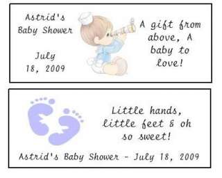 BABY SHOWER VOTIVE CANDLE LABELS WRAPPERS 200+DESIGNS  