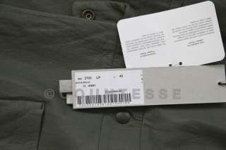 NEW RICK OWENS LEATHER COAT JACKET RO3703 in shop taupe & army colors 