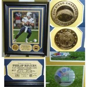  Rivers Framed Photo Coin Highland Mint Display   Framed NFL Photos 