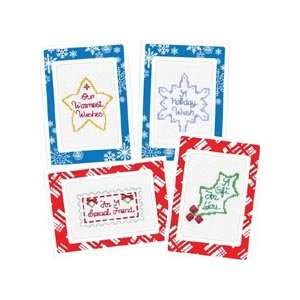  Warm Wishes Greeting Cards Counted Cross Stitch Kit: Arts 