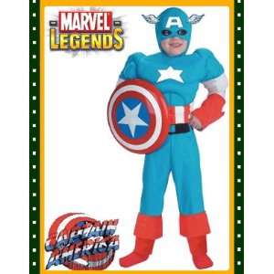  Captain America Quality Muscle Child Costume: Toys & Games