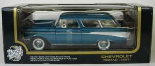1957 Chevrolet Nomad 118 Scale in Blue Green Color  
