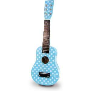  Vilac Guitar, Sky Blue with White Dots Baby