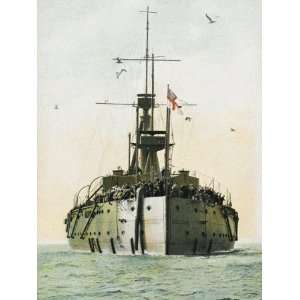  A Fine Forward View of the HMS Dreadnought   Pride of the 
