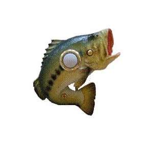 Big Mouth Bass Hand painted Doorbell:  Kitchen & Dining