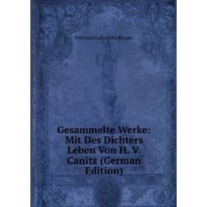   Von H. V. Canitz (German Edition) Wilhelm Friedrich Waiblinger Books