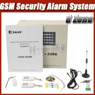 Wireless Wired zone GSM Home Burglar Security Alarm System Multi 