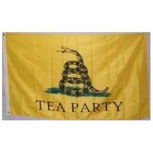  Gadsden TEA PARTY flag 3x5 foot Nylon Patio, Lawn 