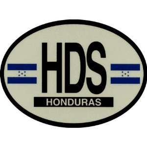  Honduras Reflective Oval Decal: Automotive