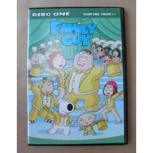 Family Guy Volume Three: Disc One   Epsiodes 1 4   DVD 