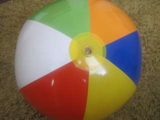 24 Jumbo Multi Color Beach Ball Inflatable Pool Party  