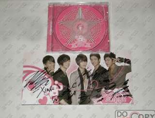 TVXQ Super Junior SHINee SM TOWN Summer Autographed CD  