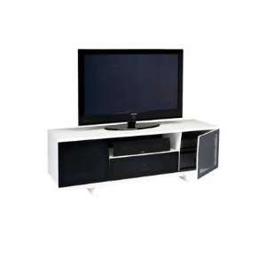   Gloss White Or Black TV Stand BDI Home Theater: Furniture & Decor