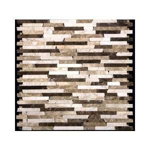  Antico Stone Ciottoli Stick Emperador Stone Polished 12 x 