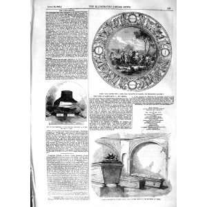  1855 SEVRES PLATE BATTLE MARENGO TOMB NAPOLEON LOUVRE 