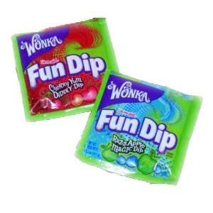   Fun Dip 80 Packs Cherry Yum Diddly Dip/razzaapple Magic Dip(ASSORTED