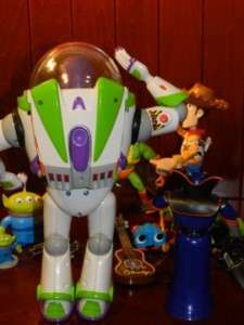 Toy Story Woody Buzz Lightyear Zurg Rex Alien Figure LOT Binocular 