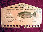vintage fish scaler harben  