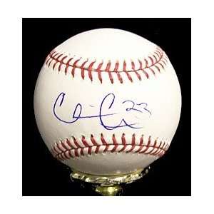  Chris Carter Autographed Baseball   Autographed Baseballs 