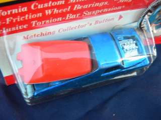   SCARCE* 1960s HOT WHEELS REDLINE SEASIDER in BLUE TOY CAR MBP!  