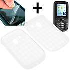 Crystal Sleeve TPU Gel Skin Cover Case For Tracfone LG 500G + LCD 