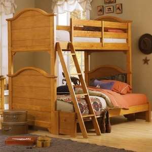  Vaughan Bassett BB20 Series Cottage Bunk Bed in Pine Baby