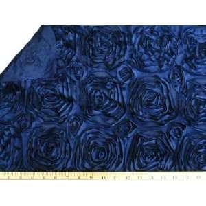  Blue Rosette Satin Fabric Backdrop for Maternity, Newborn 