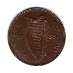  1935 Ireland Large Penny Coin KM#3   Irish Free States 