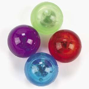  Rubber Flashing Bouncing Balls (12) Toys & Games