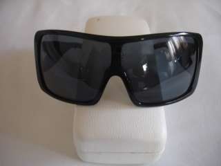 Versace Unisex Black V Logo Rectangular Sunglasses  