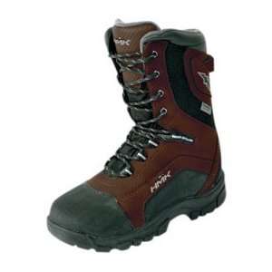  NEW HMK MENS VOYAGER WINTER SNOWMOBILE BOOTS, US BROWN, US 