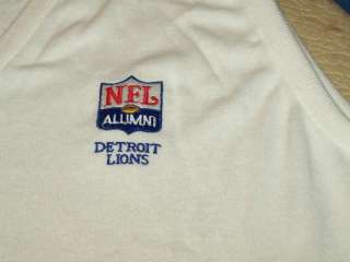 DETROIT LIONS Vintage NFL ALUMNI Sweater Vest MED New  