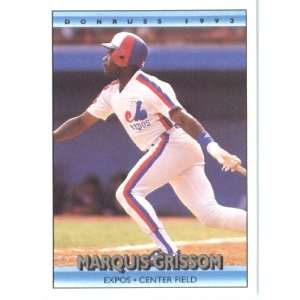  1992 Donruss # 137 Marquis Grissom Montreal Expos Baseball 