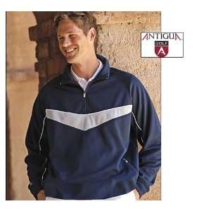   Mens Golf Pullover (Color=Dark Red/Charcoal/White   377,Size=XL
