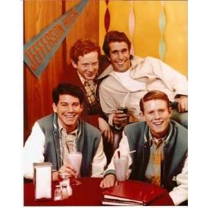 Happy Days Cast w/Ron Howard & Henry Winkler 8x10  Sports 