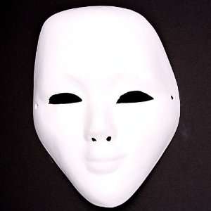 Paper Mache Round Face Mask
